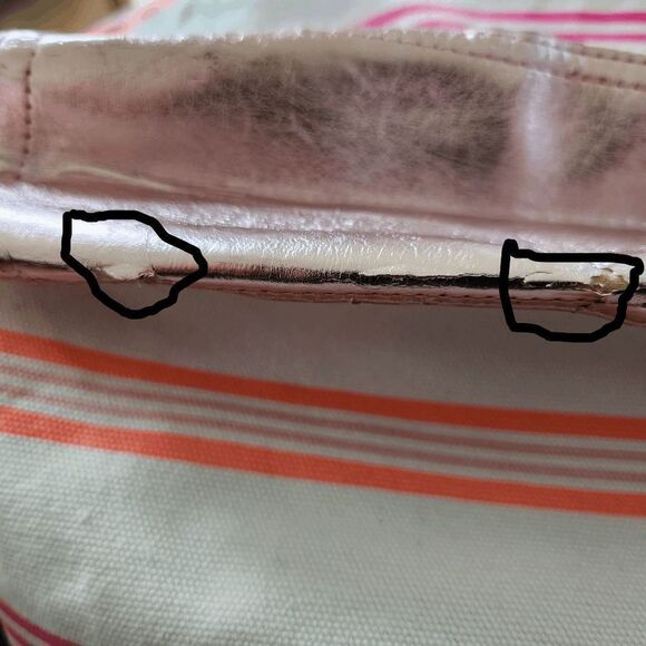 NWT Victoria's Secret Tote Bag SUPERMODEL ESSENTIALS Canvass NWT - Picture 6 of 8